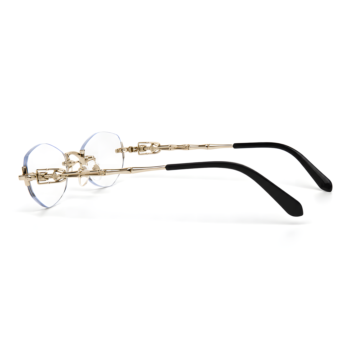 IZUMO Gold eyeglasses front view
