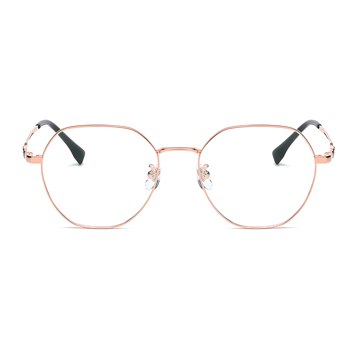 YAMAGATA Rose Gold eyeglasses front view