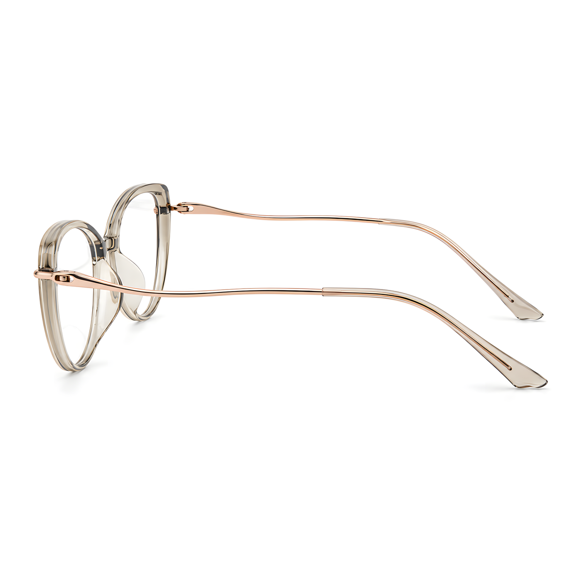 KURAMA Translucent Tea/Rose Gold side view