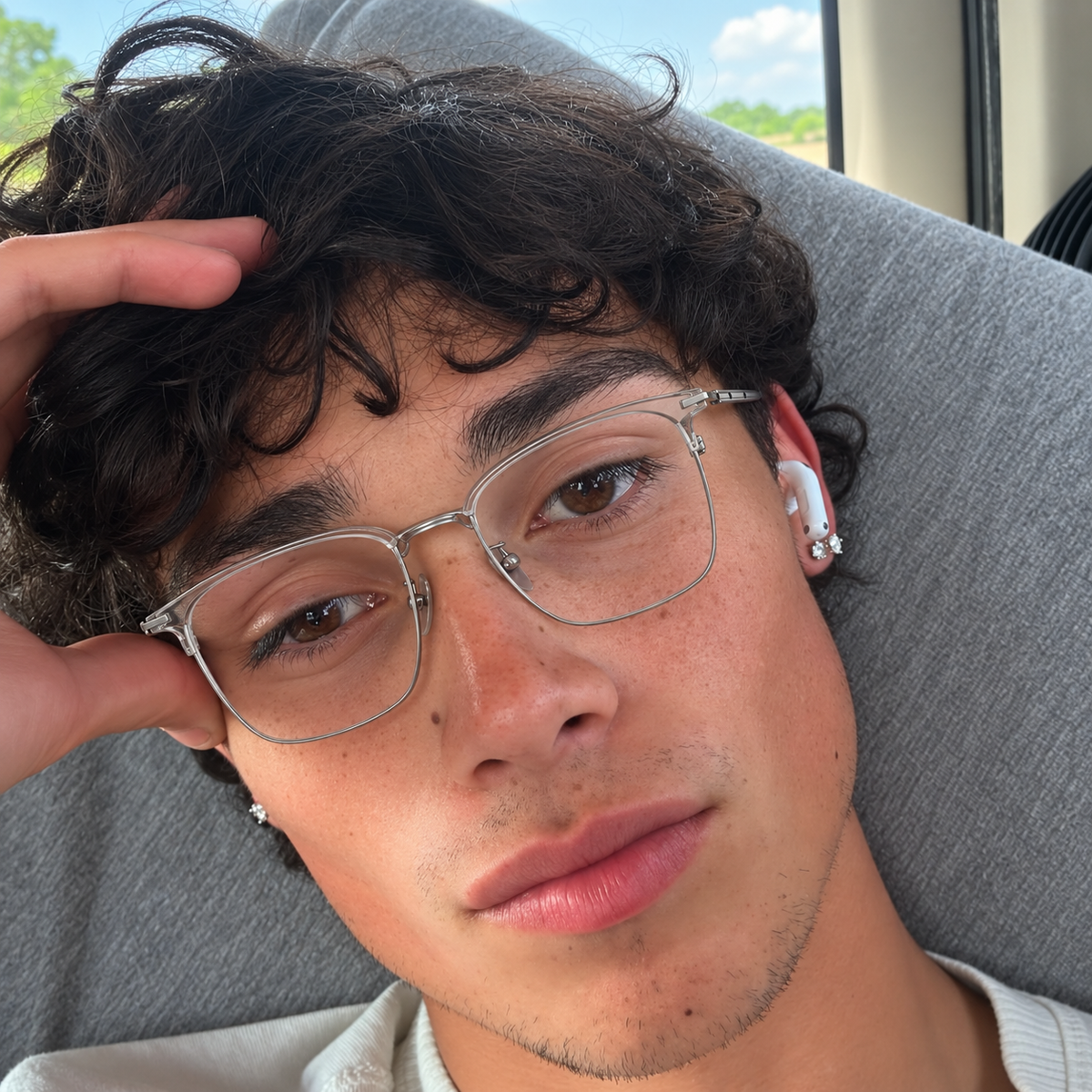 KAGOSHIMA model wearing GOODLUUK eyewear 2