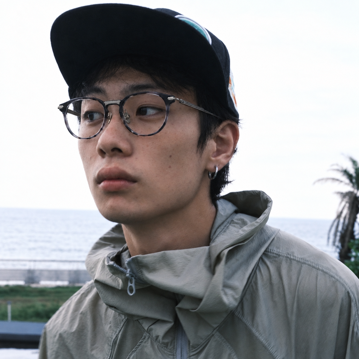 CHIBA model wearing GOODLUUK eyewear