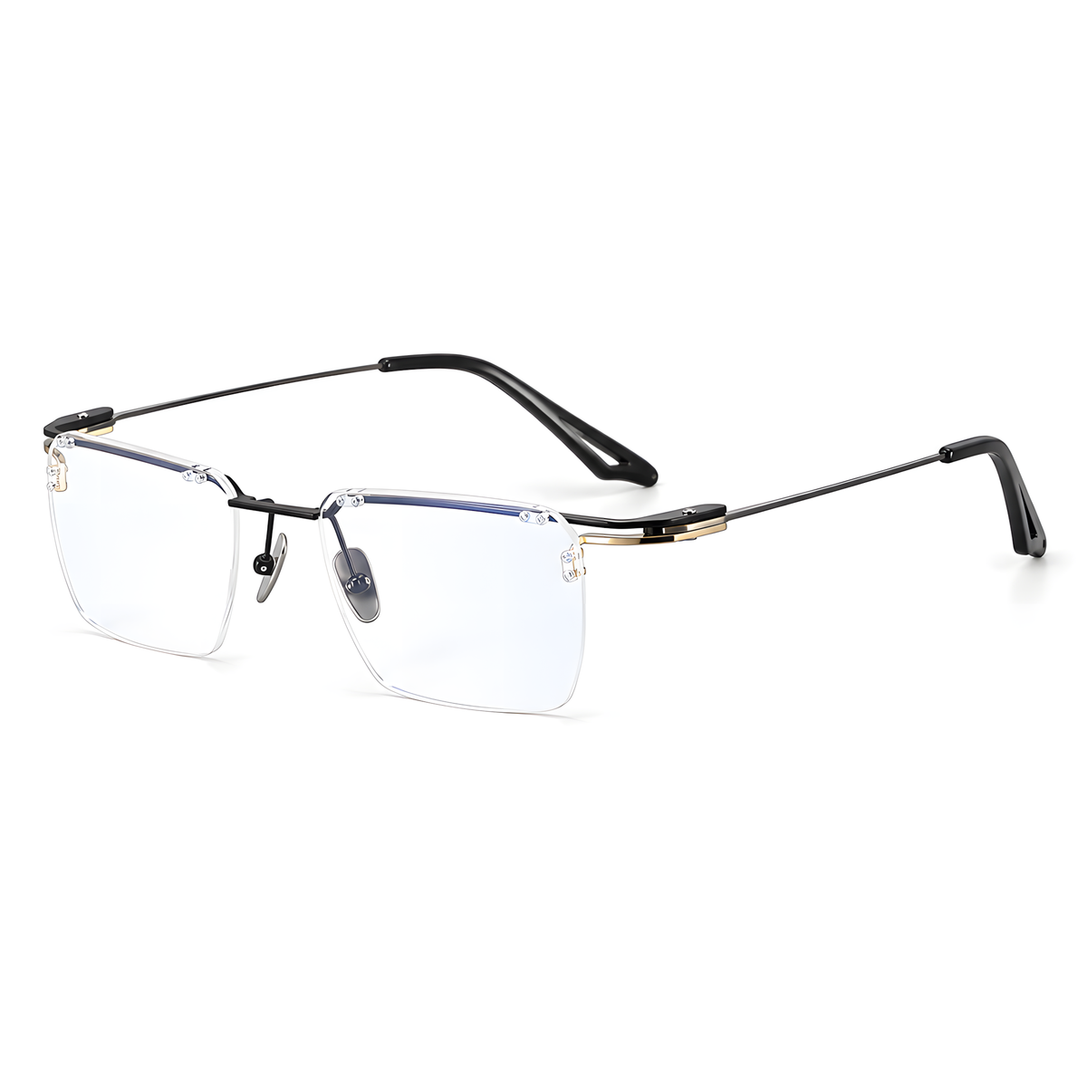 ASAHIKAWA eyeglasses ACT-10白底图黑金枪