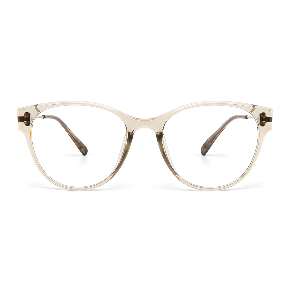 SHIMODA Crystal Green eyeglasses angle view