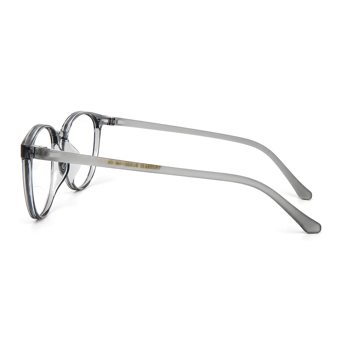 IWAKUNI Clear Grey eyeglasses front view