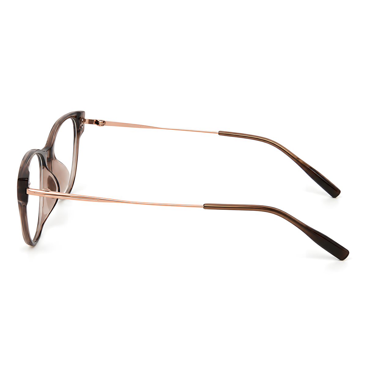 SHIMODA Tea eyeglasses angle view