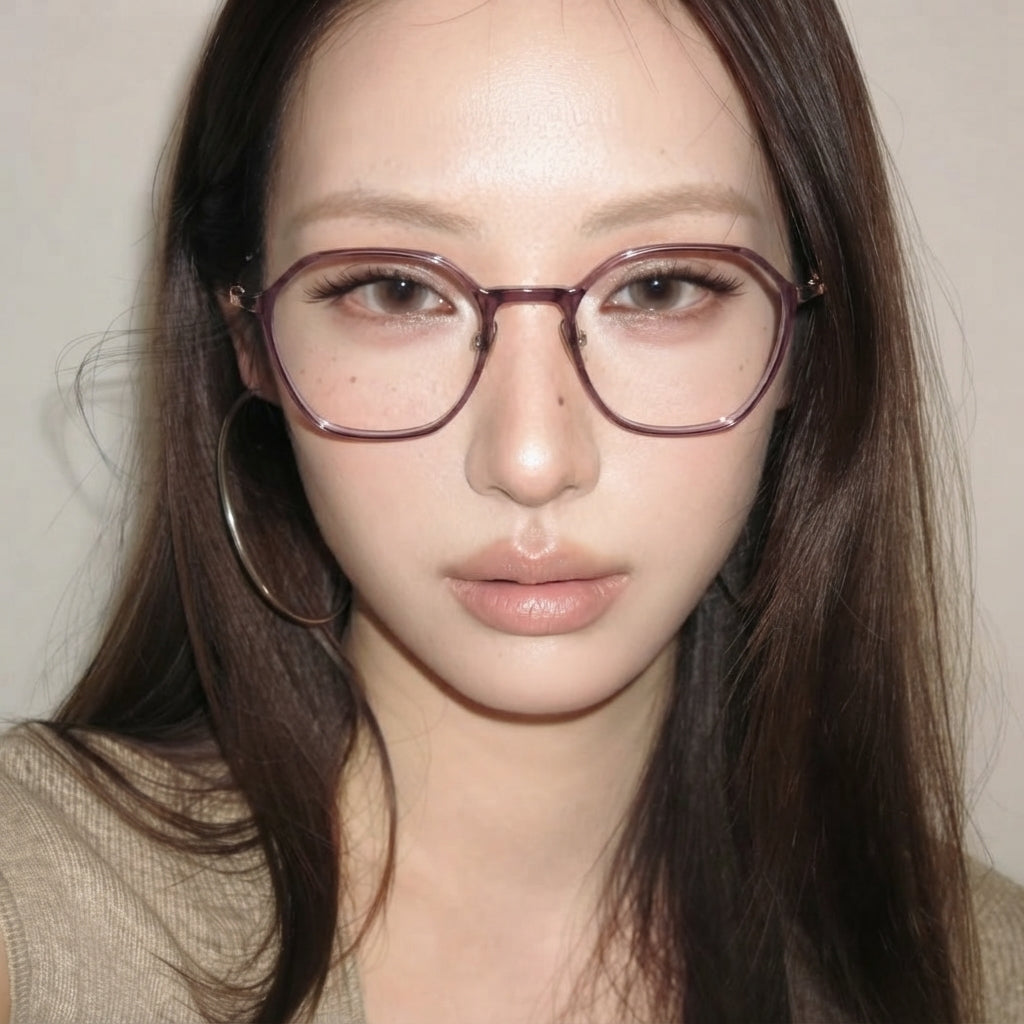 AKITA eyeglasses worn by model