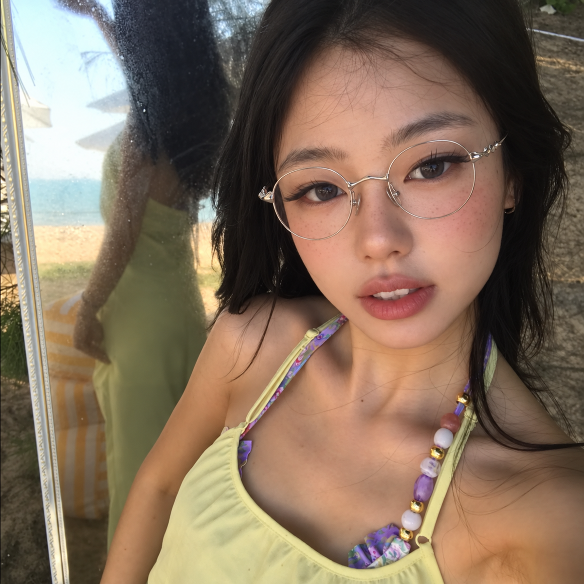 ZODIA model wearing GOODLUUK eyewear 2