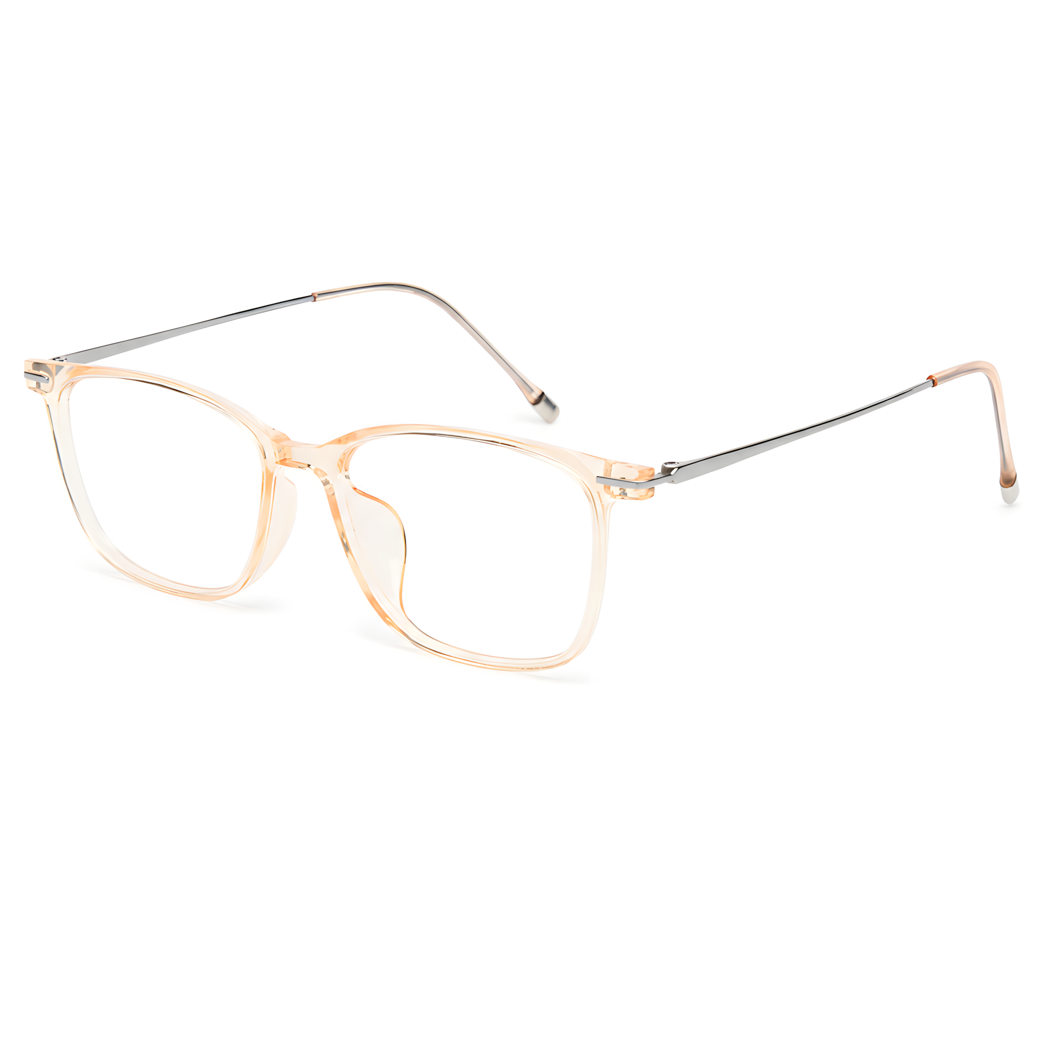 SAKAI Tea/Silver eyeglasses - product view 2