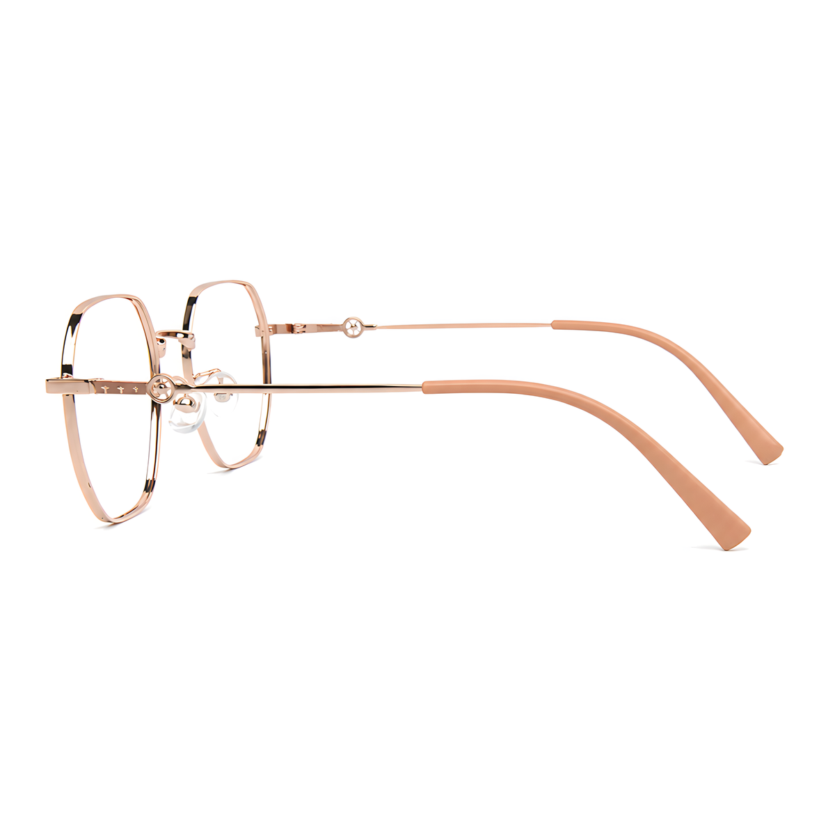 WUXI Brown/Rose Gold eyeglasses - product view 3