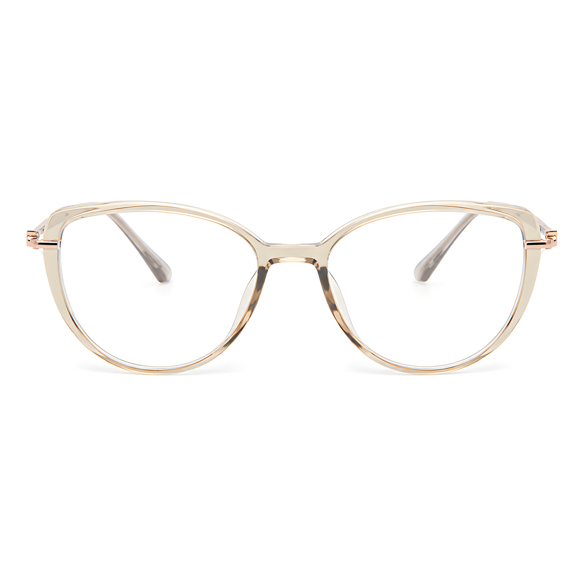 KURAMA Translucent Tea/Rose Gold front view