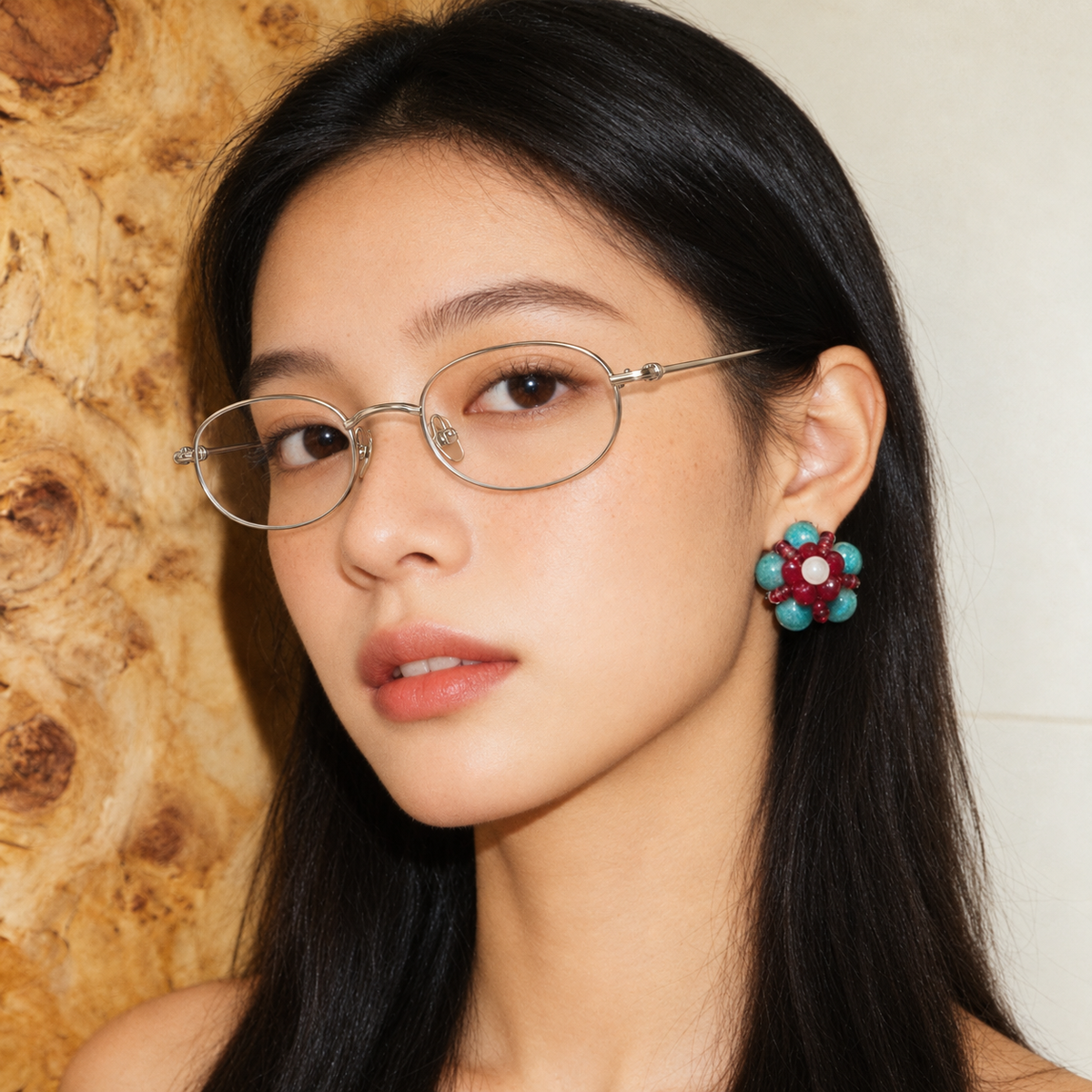 LYRA model wearing GOODLUUK eyewear 1