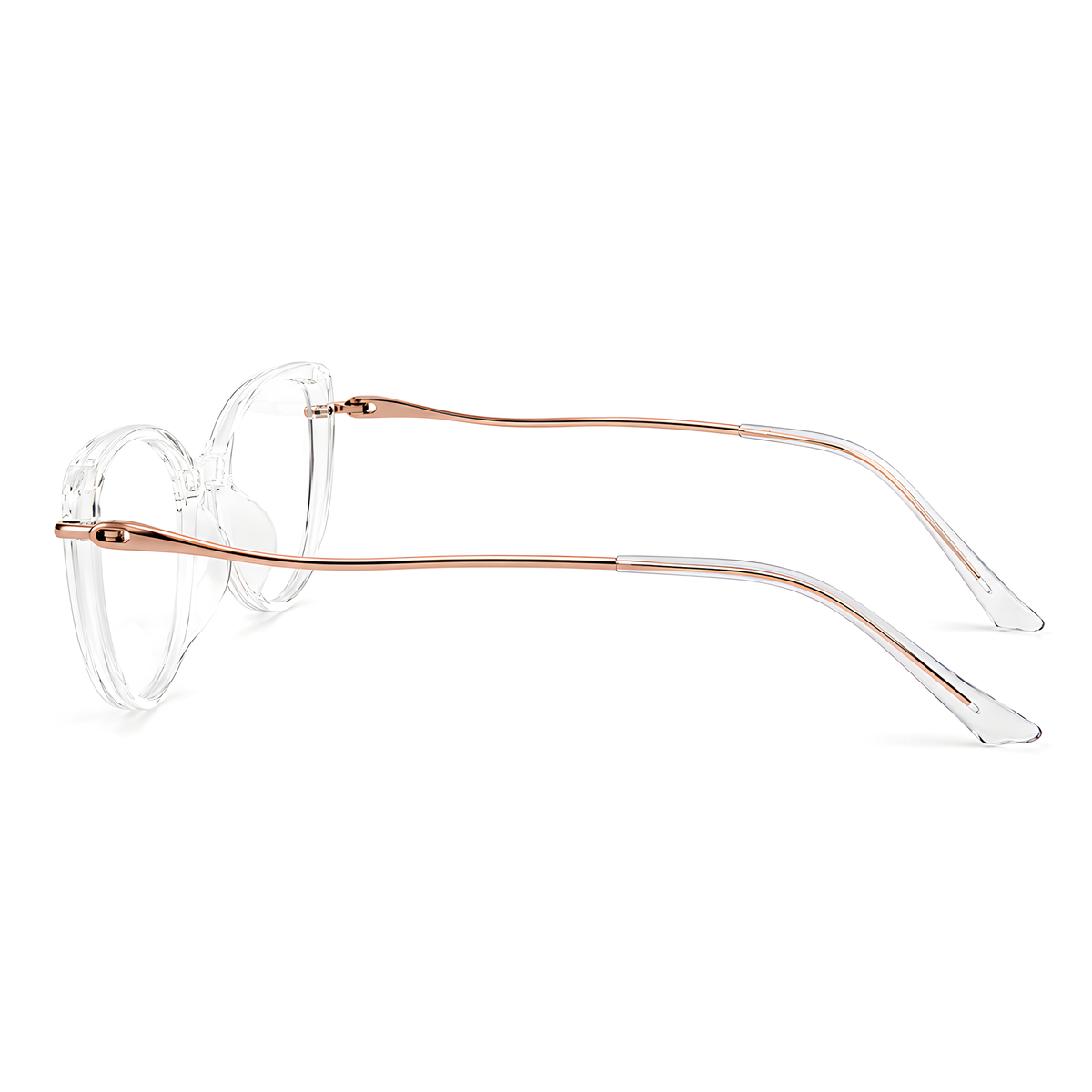 KURAMA Clear/Rose Gold side view