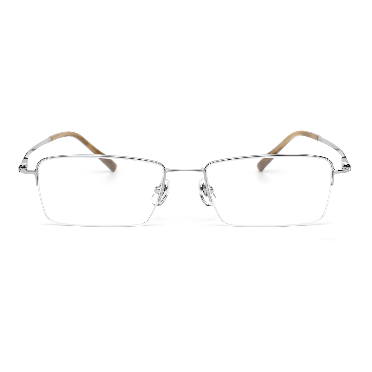 TAKAOKA eyeglasses 15615XR白底图银色2
