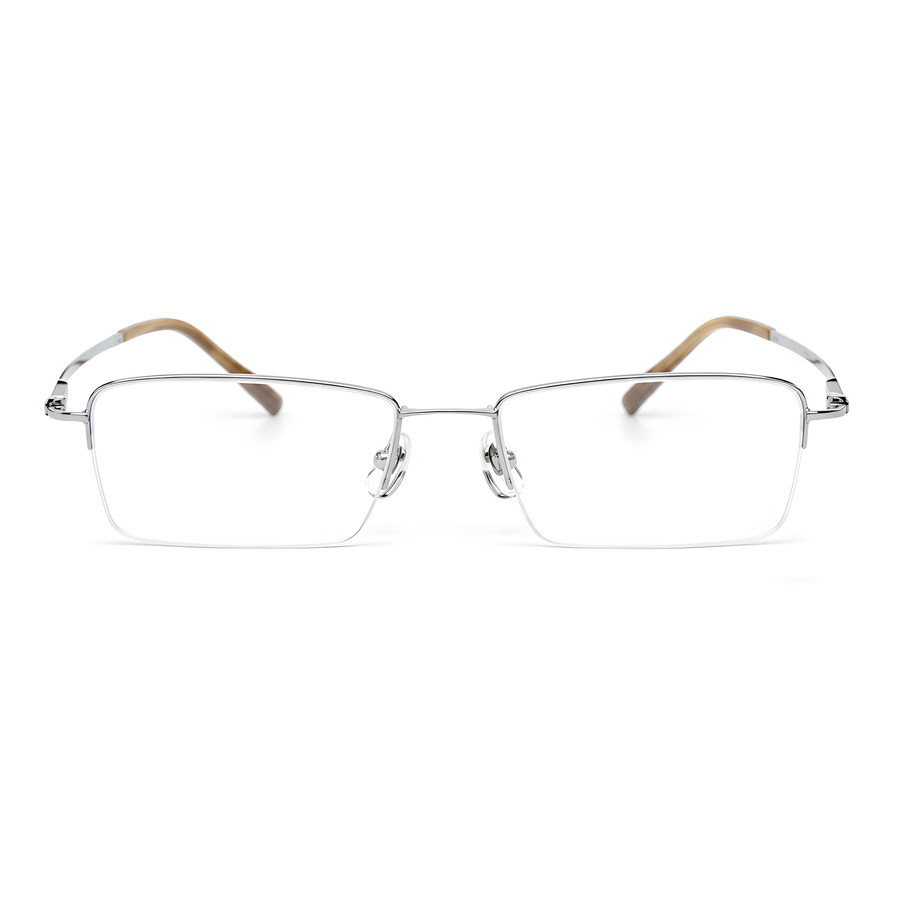 TAKAOKA eyeglasses 15615XR白底图银色2