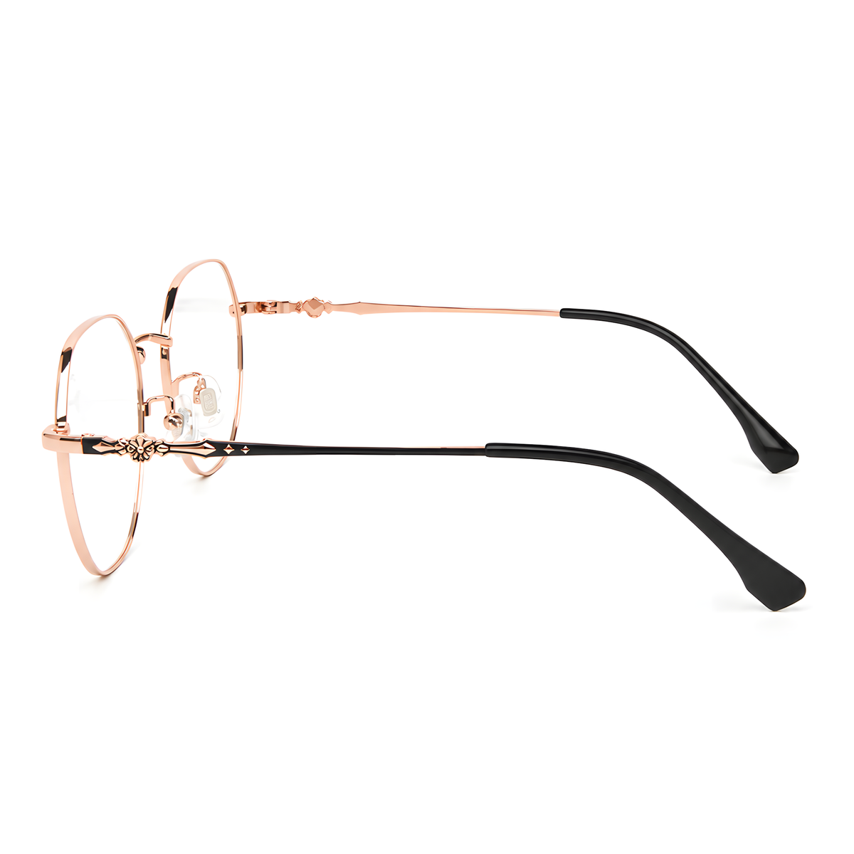 YAMAGATA Rose Gold eyeglasses side view