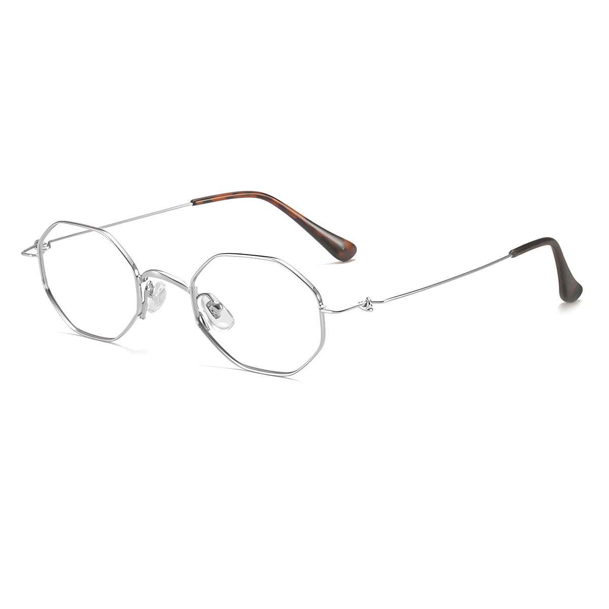 NIIGATA Silver eyeglasses angle view