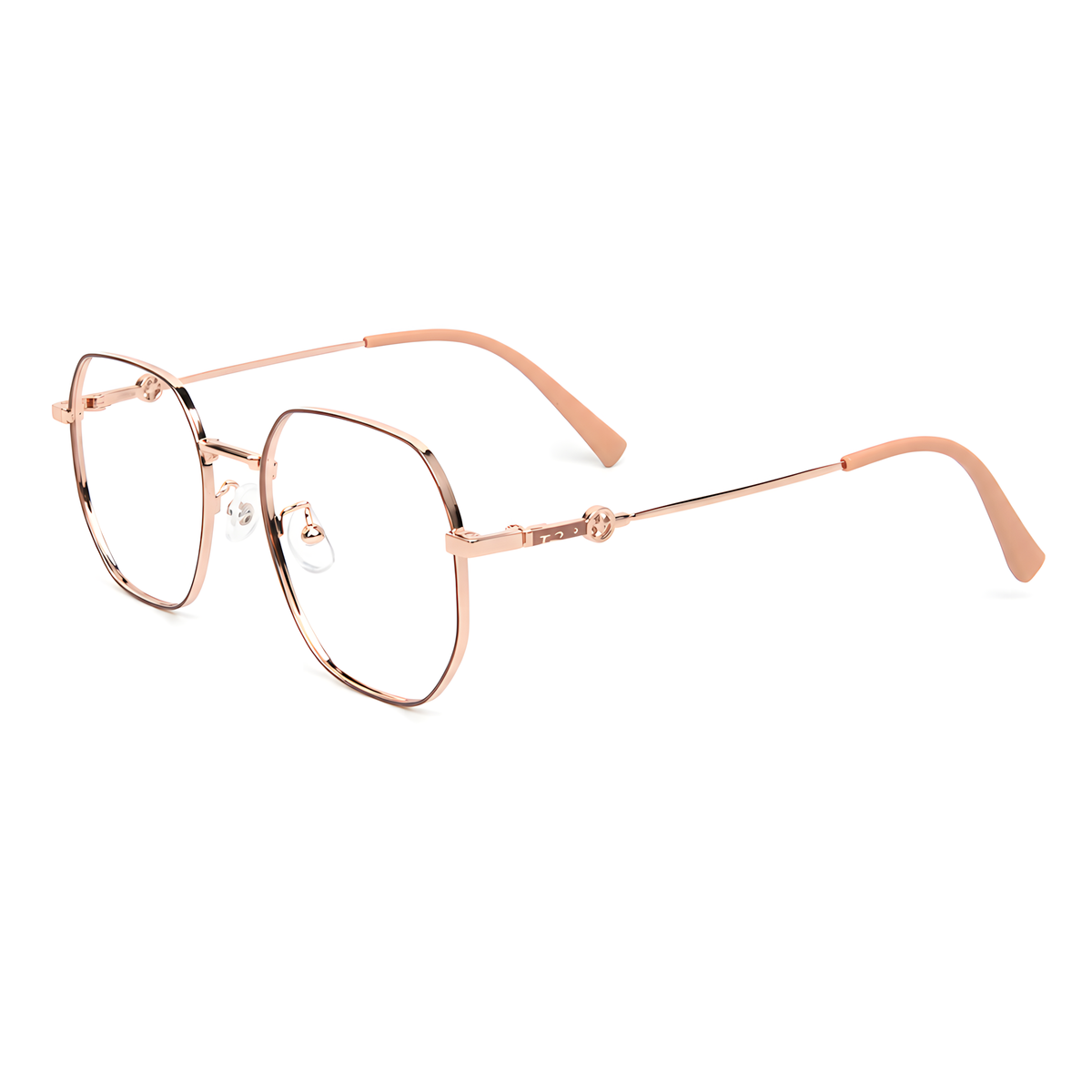 WUXI Brown/Rose Gold eyeglasses - product view 2