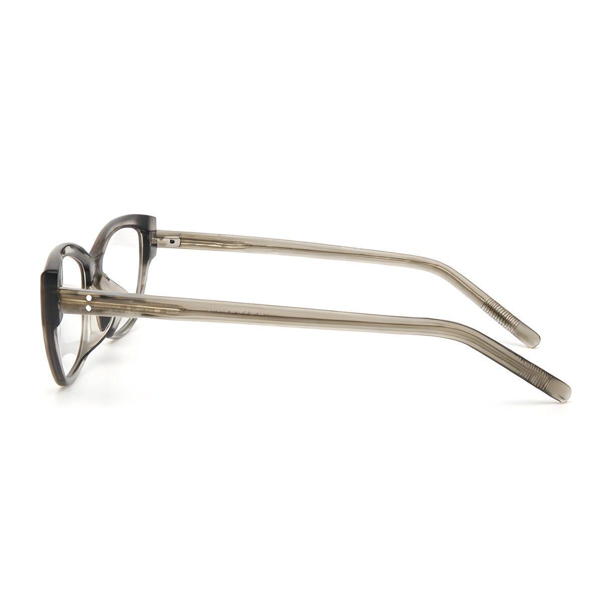 HACHINOHE Khaki eyeglasses side view