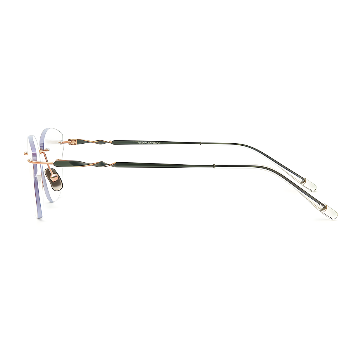 TONO Rose Gold/Green side view