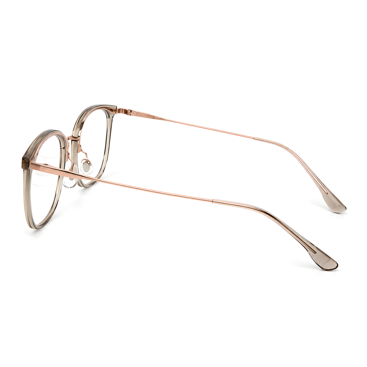 MIYAZAKI Khaki eyeglasses angle view