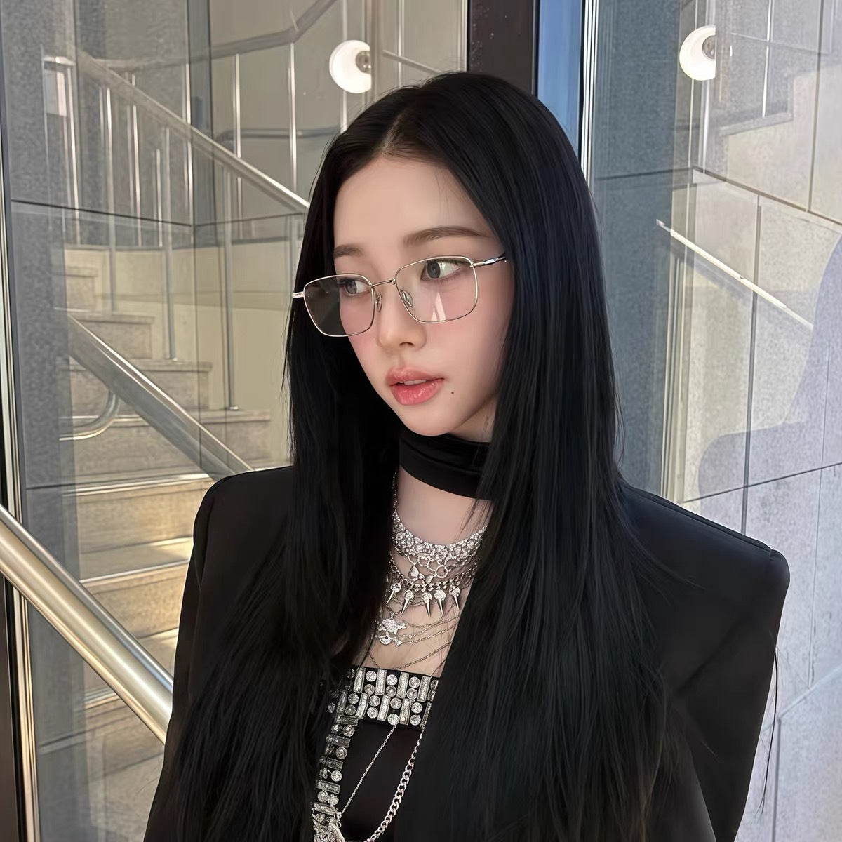 ASTRA eyewear worn by model