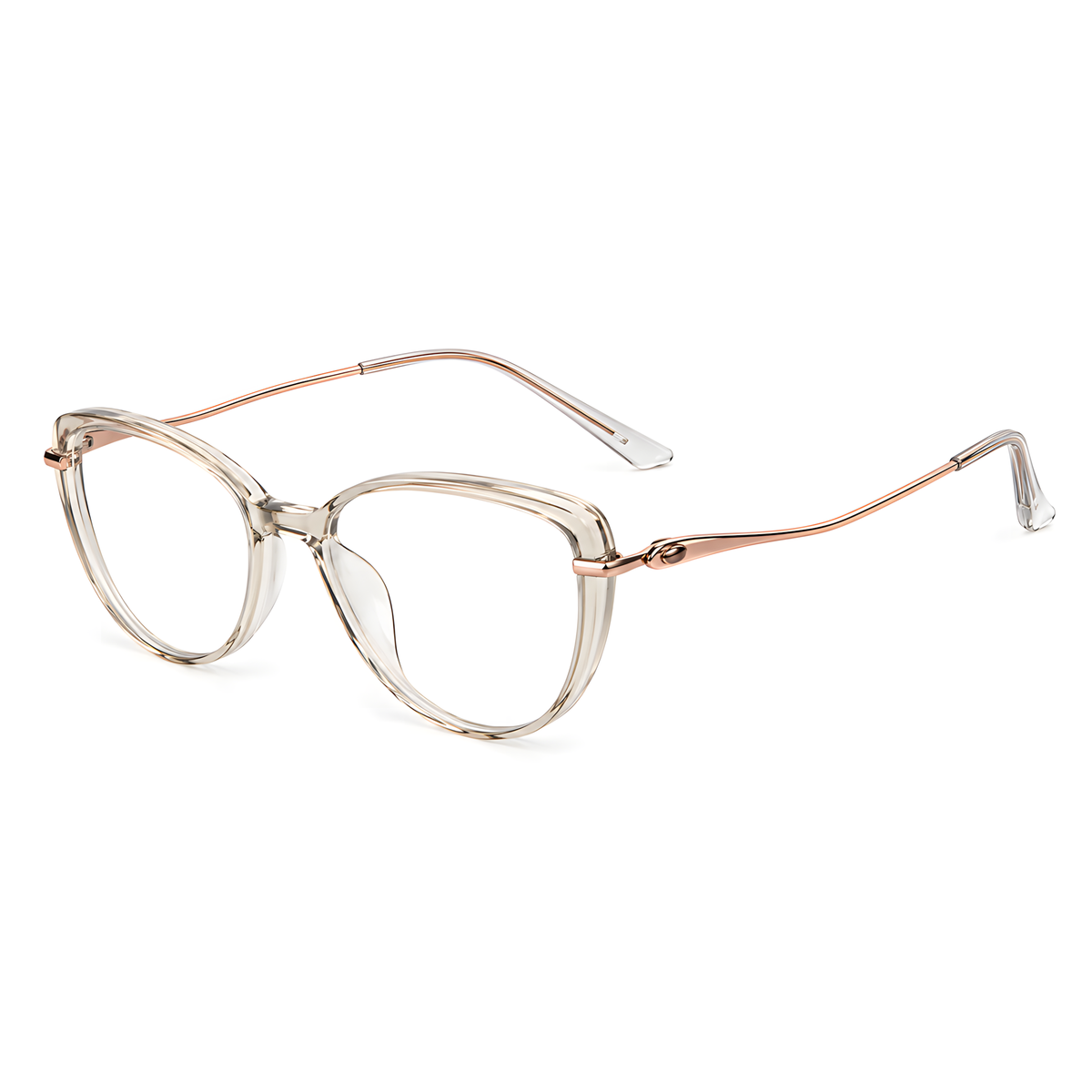 KURAMA Translucent Tea/Rose Gold angle view