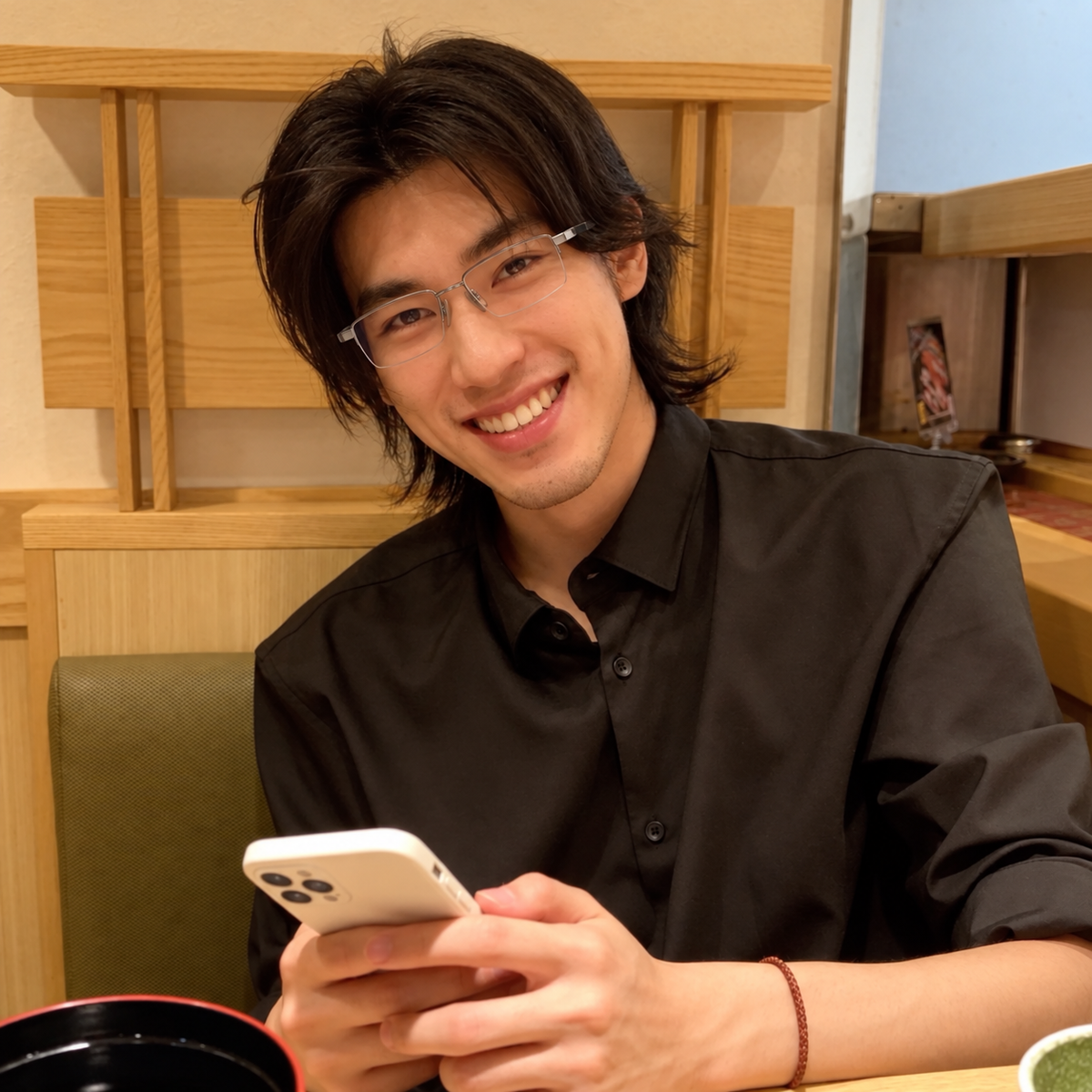 SASEBO model wearing GOODLUUK eyewear